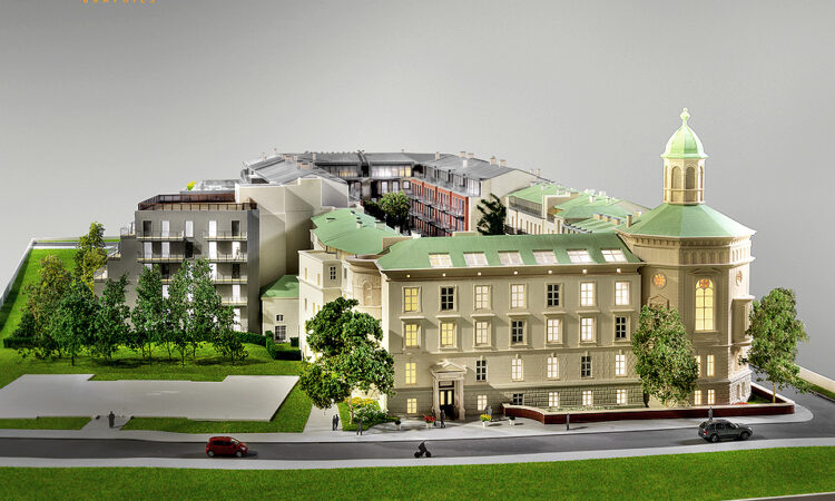 Angel Wawel Kraków – makieta deweloperska